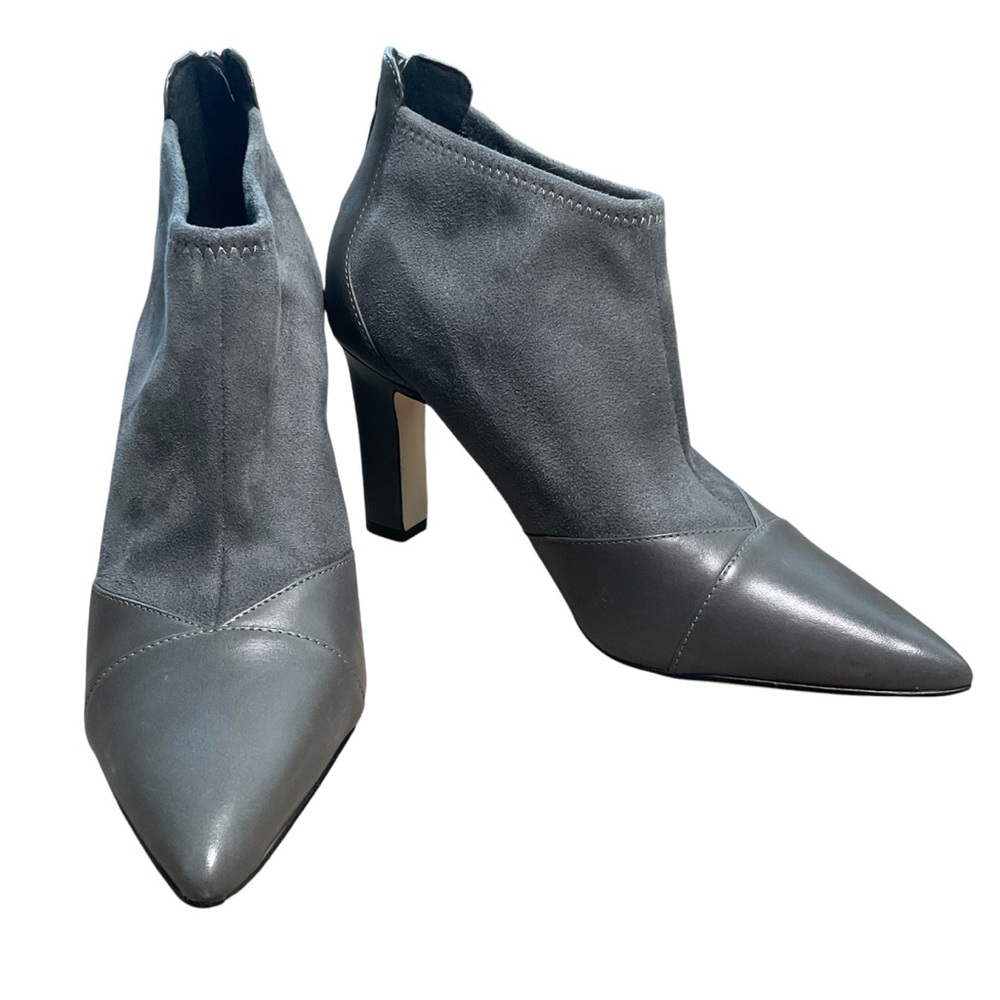 Cole Haan Grand 360 Gray Viana Stretch Leather Ankle Boot s7